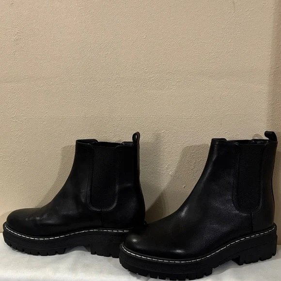 Marc Fisher Black Leather Footwear - Picture 15 of 15